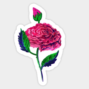 Rose oil Sticker